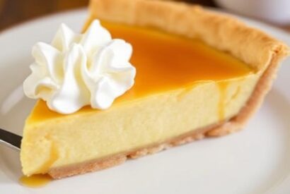 Thumbnail for Creamy Caramel Custard Pie