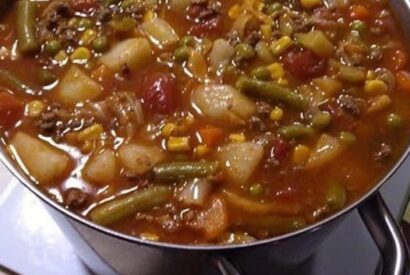 Thumbnail for Ground Beef Vegetable Soup !!!