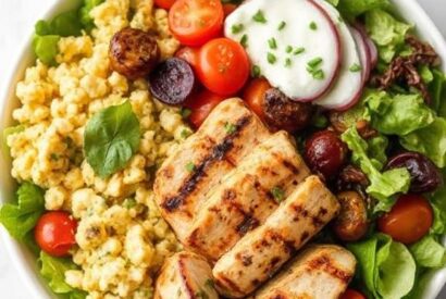 Thumbnail for Grilled Chicken Mediterranean Bowl