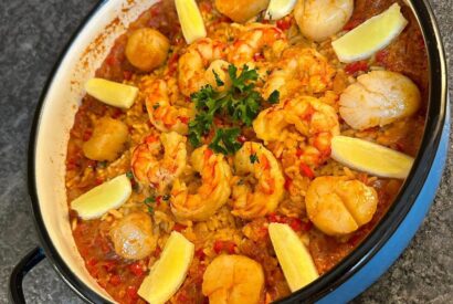 Thumbnail for Seafood paella