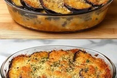 Thumbnail for Baked Eggplant Gratin dish