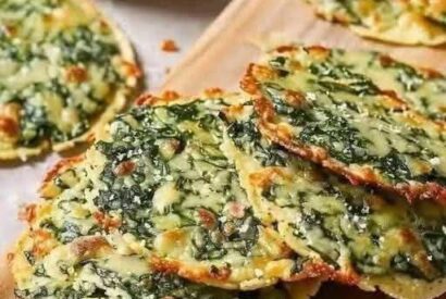 Thumbnail for Mediterranean spinach and feta crisps