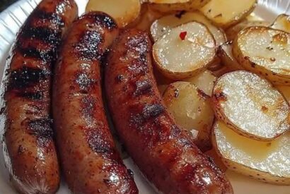 Thumbnail for Grilled Sausages and Crispy Potato Slices