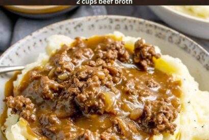 Thumbnail for Recipe for Beef and Gravy with Mashed Potatoes
