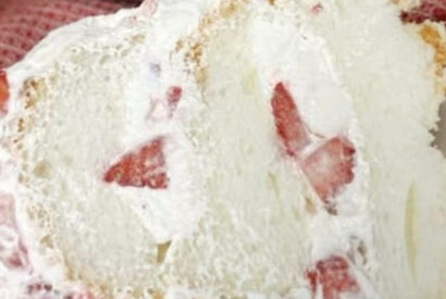 Thumbnail for Strawberry Angel Cake: A Light and Flavorful Delight