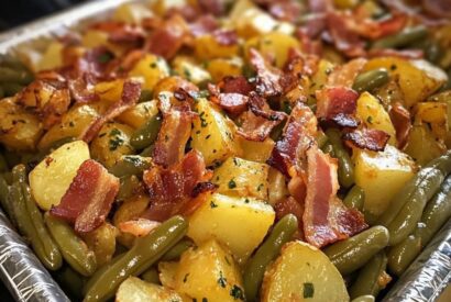 Thumbnail for Country  Ranch Green Beans Potatoes with Bacon