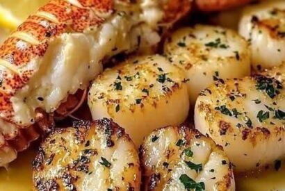 Thumbnail for GARLIC BUTTER LOBSTER AND SCALLOPS