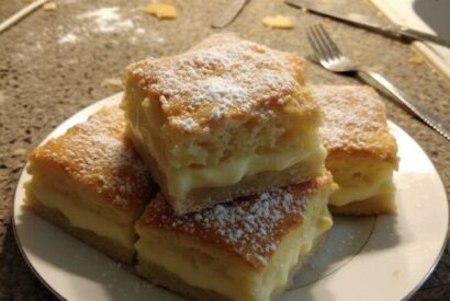 Thumbnail for Cream cheese custard bars