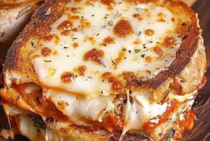 Thumbnail for Chicken Parmesan grilled cheese