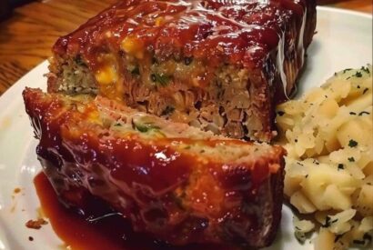 Thumbnail for Ultimate Cheesy Glazed Meatloaf