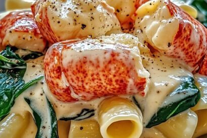 Thumbnail for Creamy Lobster Alfredo Pasta