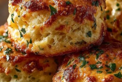 Thumbnail for Crab-Stuffed Cheddar Bay Biscuits with Lemon Butter