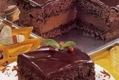 Thumbnail for 🍰 Mocha Layer Cake with Chocolate-Rum Cream Filling