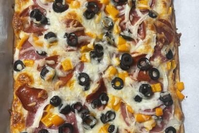 Thumbnail for Protein-Packed Cottage Cheese Crust Pizza