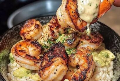 Thumbnail for Spicy Shrimp and Avocado Rice Bowl