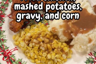 Thumbnail for Fried Chicken, Mashed Potatoes, Gravy, and Corn