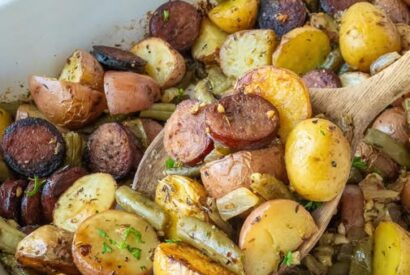 Thumbnail for 🥔 Sausage, Green Bean & Potato Bake