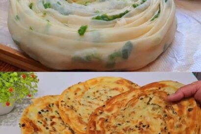 Thumbnail for 🥙 Flaky Scallion Swirl Bread