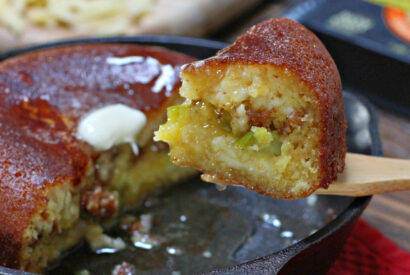 Thumbnail for Stuffed Sausage, Jalapeño & Cheese Skillet Cornbread