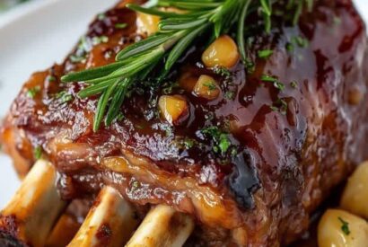 Thumbnail for Tender Honey Glazed Lamb Shoulder with Rosemary & Garlic