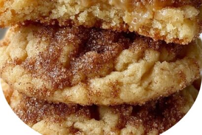 Thumbnail for Brown Sugar Cinnamon Butter Cookies with Gooey Caramel Centers