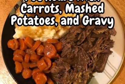 Thumbnail for POT ROAST WITH CARROTS, MASHED POTATOES, AND GRAVY
