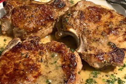 Thumbnail for 🧄 Savory Garlic Butter Pork Chops
