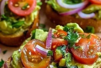 Thumbnail for Smashed Avocado Bruschetta