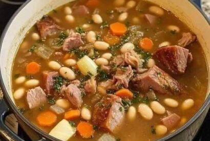Thumbnail for Hearty Ham & White Bean Comfort Soup