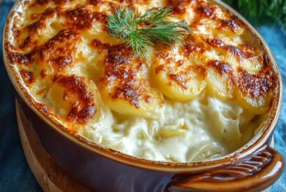 Thumbnail for Creamy Cabbage and Potato Gratin Bake