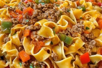 Thumbnail for 🍝 Italian Drunken Noodles: A Hearty & Flavorful One-Pan Meal