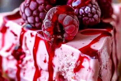 Thumbnail for Raspberry Ice Cream Cheesecake