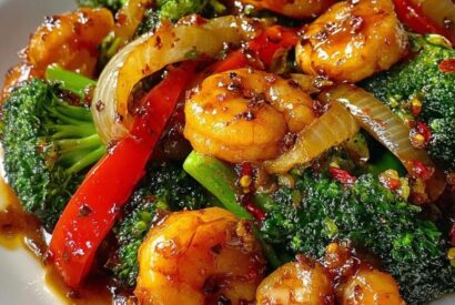 Thumbnail for Spicy Honey-Garlic Shrimp & Broccoli Stir-Fry