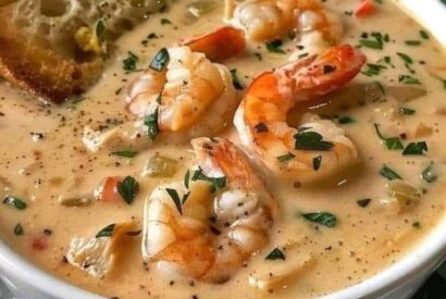 Thumbnail for Crab and Shrimp Seafood Bisque Recipe