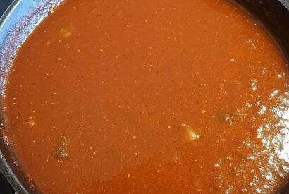 Thumbnail for Beautiful Red Chili Sauce for Enchiladas