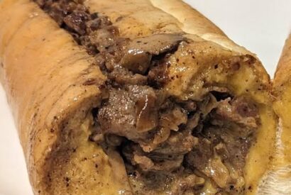 Thumbnail for 🥖 Homemade Philly Cheesesteak Sandwich