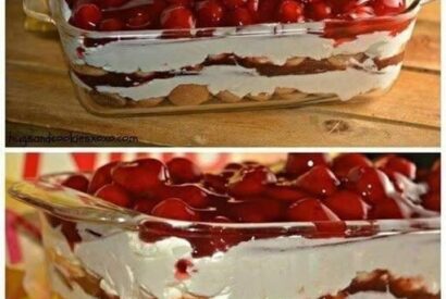 Thumbnail for No-Bake Cherry Cheesecake Cookie