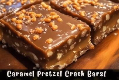 Thumbnail for Caramel Pretzel Crack Bars