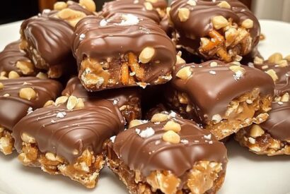 Thumbnail for No Bake Peanut Butter Pretzel Clusters